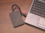 External Hard drive cropped
